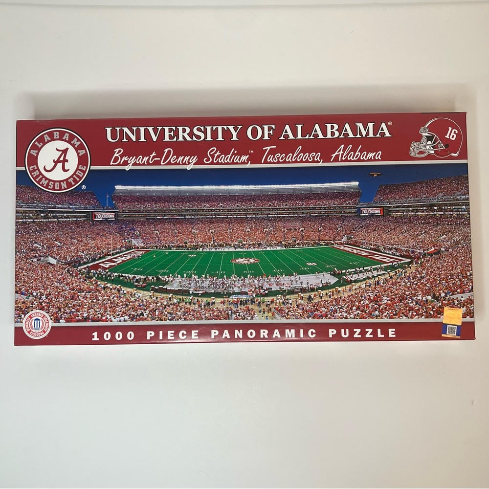 masterpieces / alabama bryant denny stadium 1000 pc panoramic puzzle